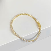 Dainty Crystal Tennis Bracelet