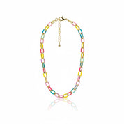 Colourful Chain Link Necklace