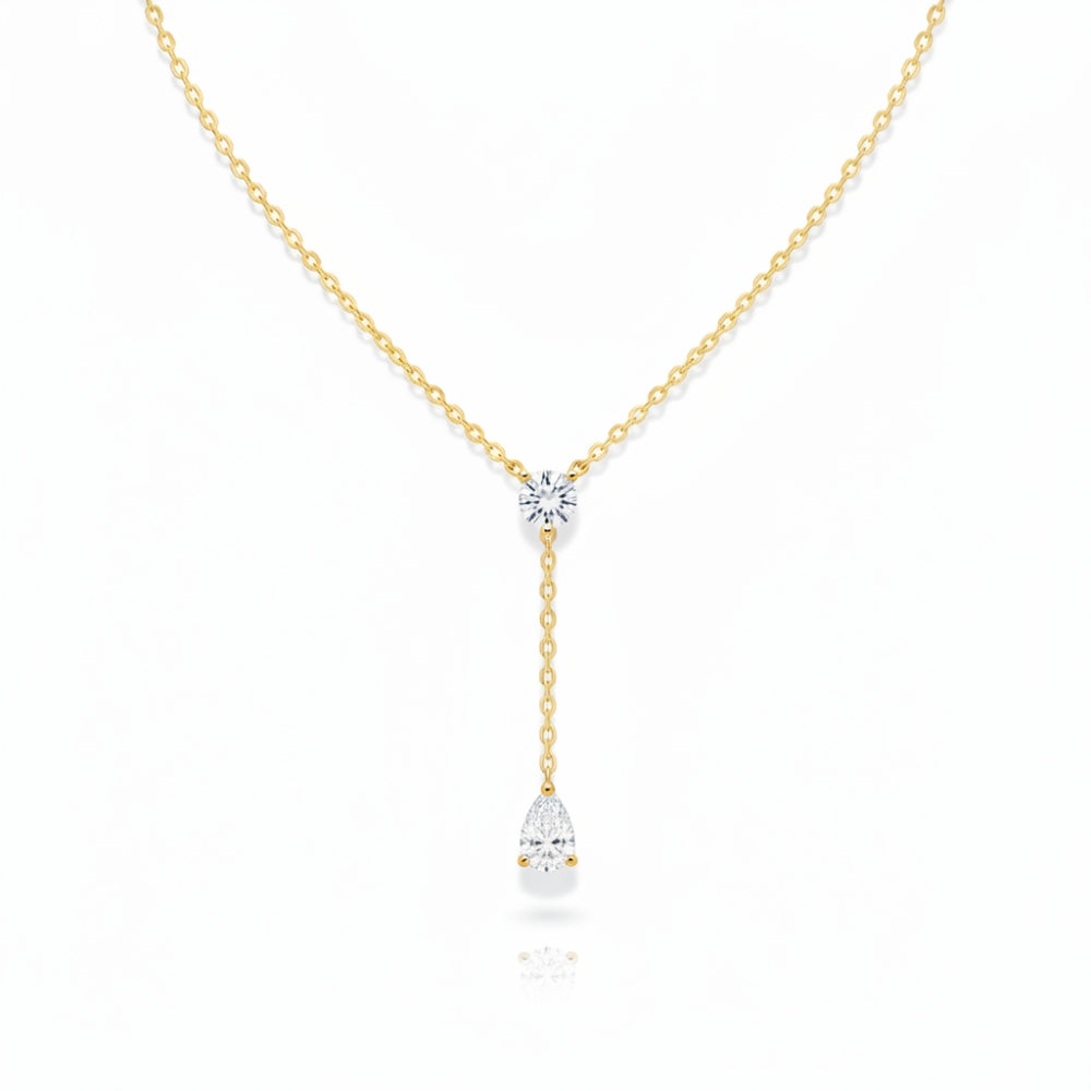 Diamond Duo Y-Necklace
