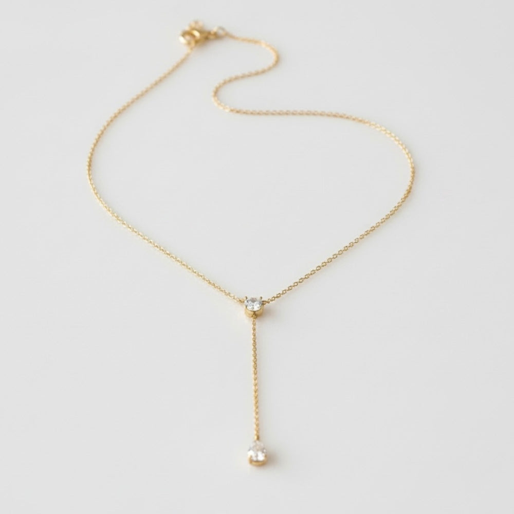 Diamond Duo Y-Necklace