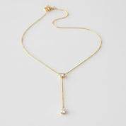 Diamond Duo Y-Necklace