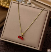 Cherry necklace 