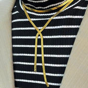 Gold Snakeskin statement necklace 