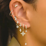 Gold Sparkle Ear Stack