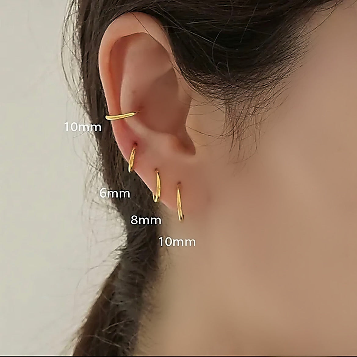 Gold ear stack 