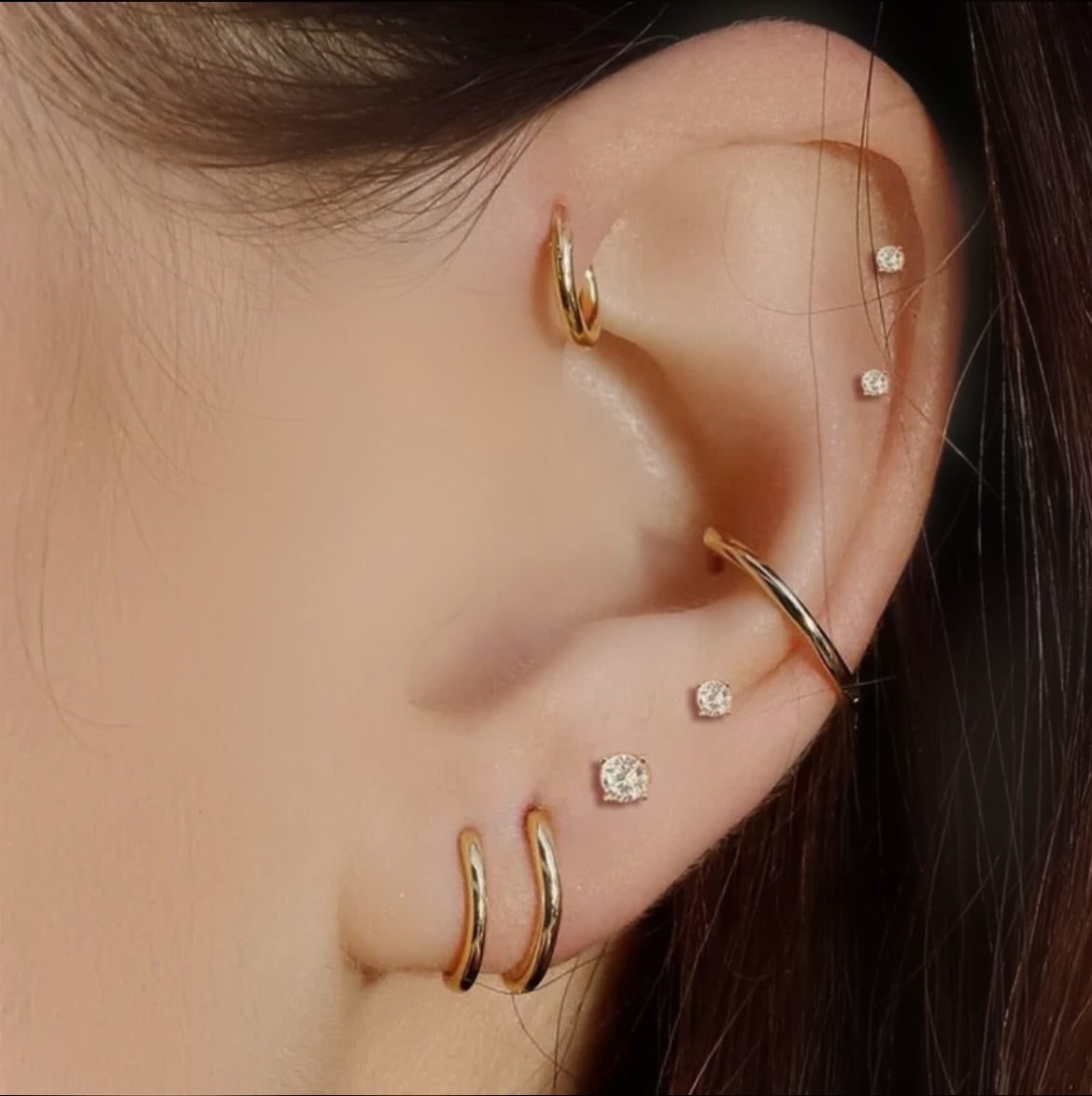 Gold ear stack 