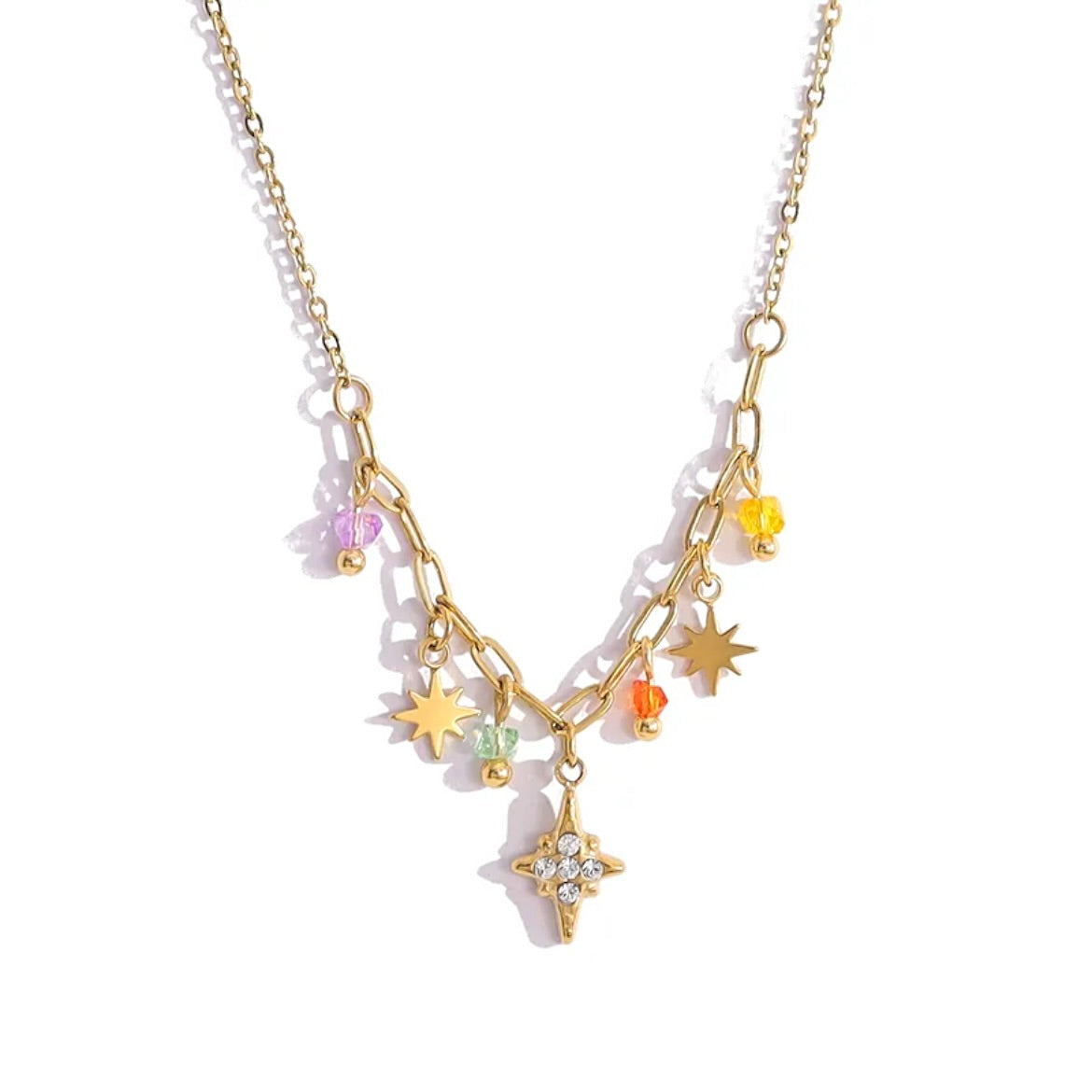 Star charm necklace 