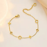 Gold Clover Bracelet