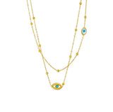 Evil Eye Layered Necklace