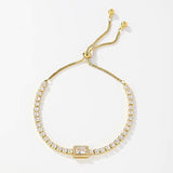 Diamond Pendant Tennis Bracelet