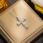 Silver XO Cross Necklace