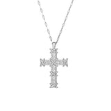 Silver XO Cross Necklace