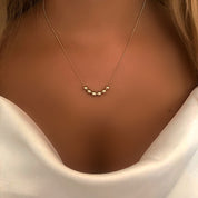 Rose Gold Sphere Necklace