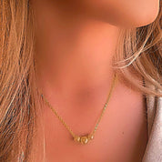 Gold Sphere Necklace