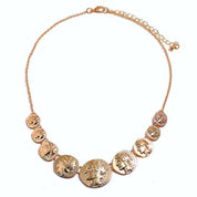 Roman Gold Coin Necklace