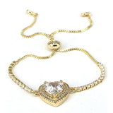Diamond Heart Bracelet