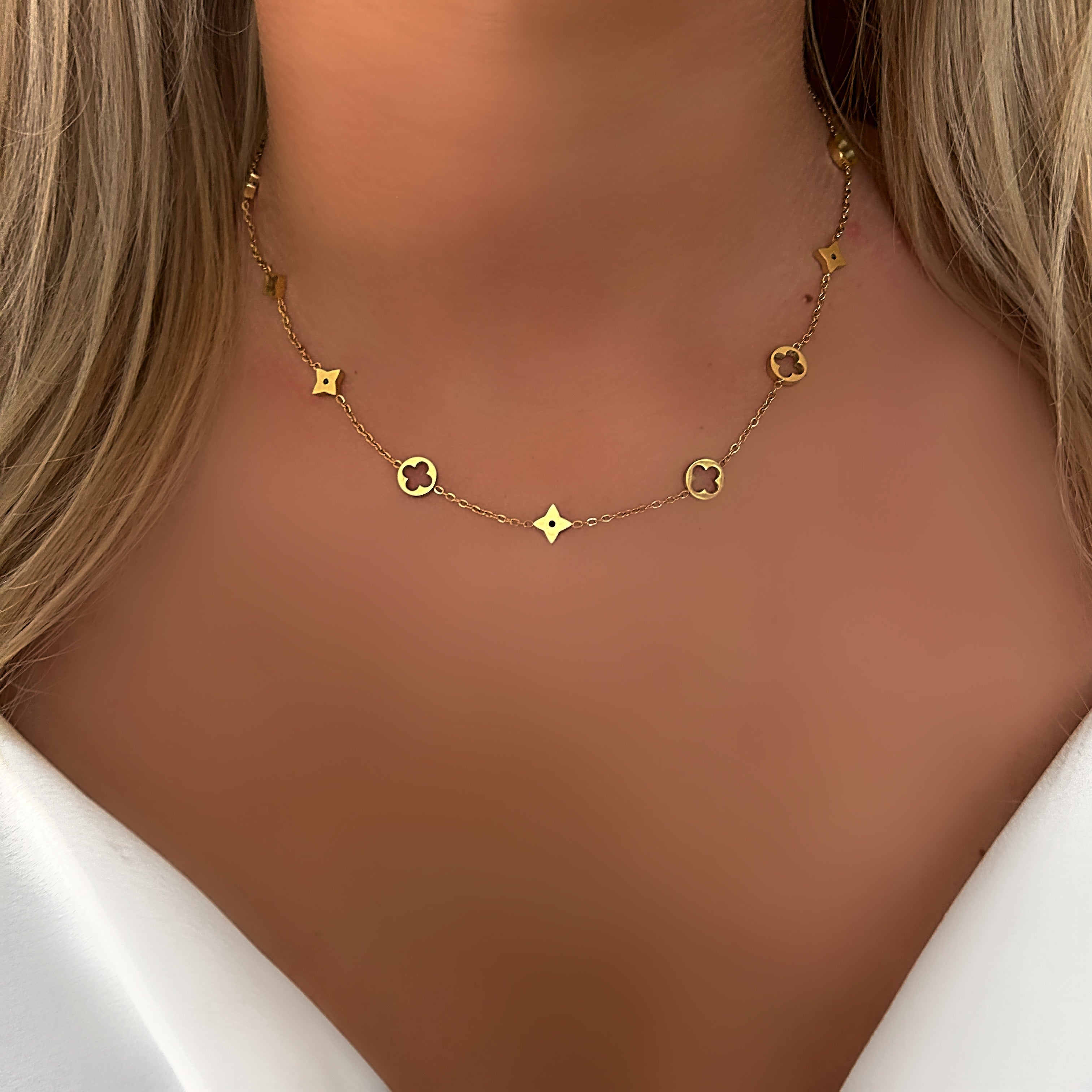 Louis Vuitton LV Floragram Necklace Metal Joli Closet