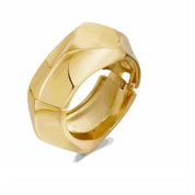 Chunky gold bangle