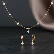 Diamond Flower Necklace