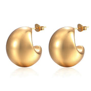 Gold
Dome earrings 