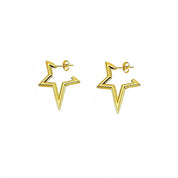 Statement star earrings