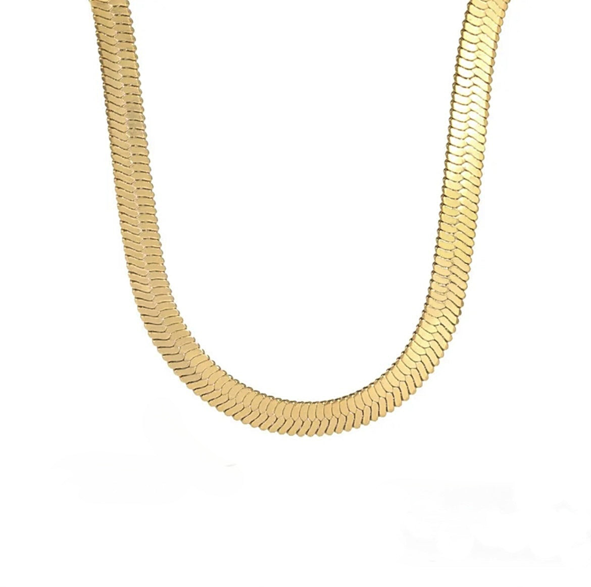 Thick gold snakeskin chain