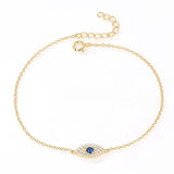 Gold Evil Eye Bracelet