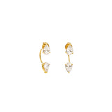 Teardrop Diamond Earrings