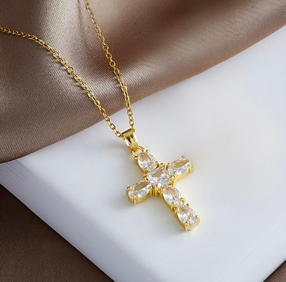 Diamond Cross Necklace