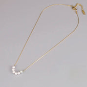 18K Gold Pearl Necklace