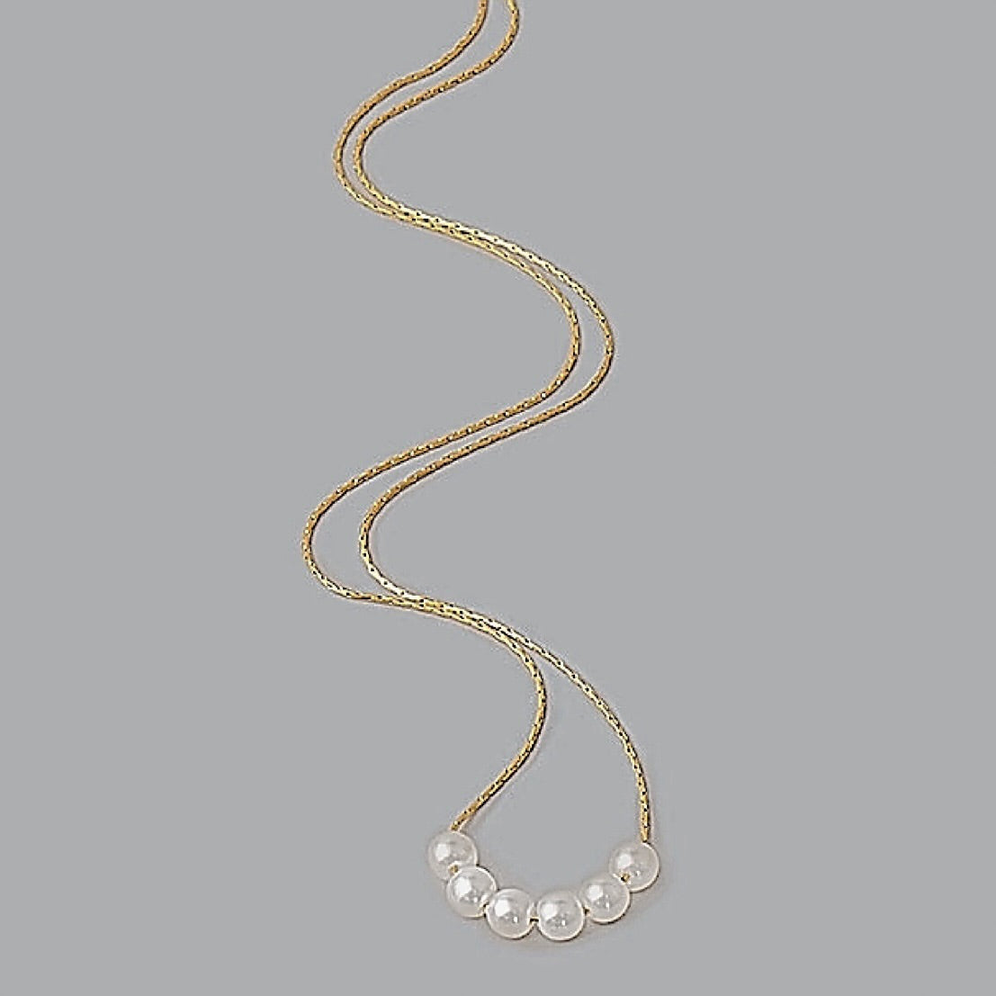 18K Gold Pearl Necklace