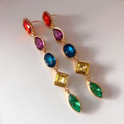 Rainbow Jewel Earrings