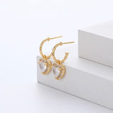 Diamond Heart Earrings