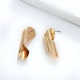 Gold Twirl Earrings