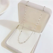 Short silver chain 