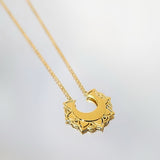 Gold Creole Necklace