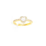 Gold Heart Ring