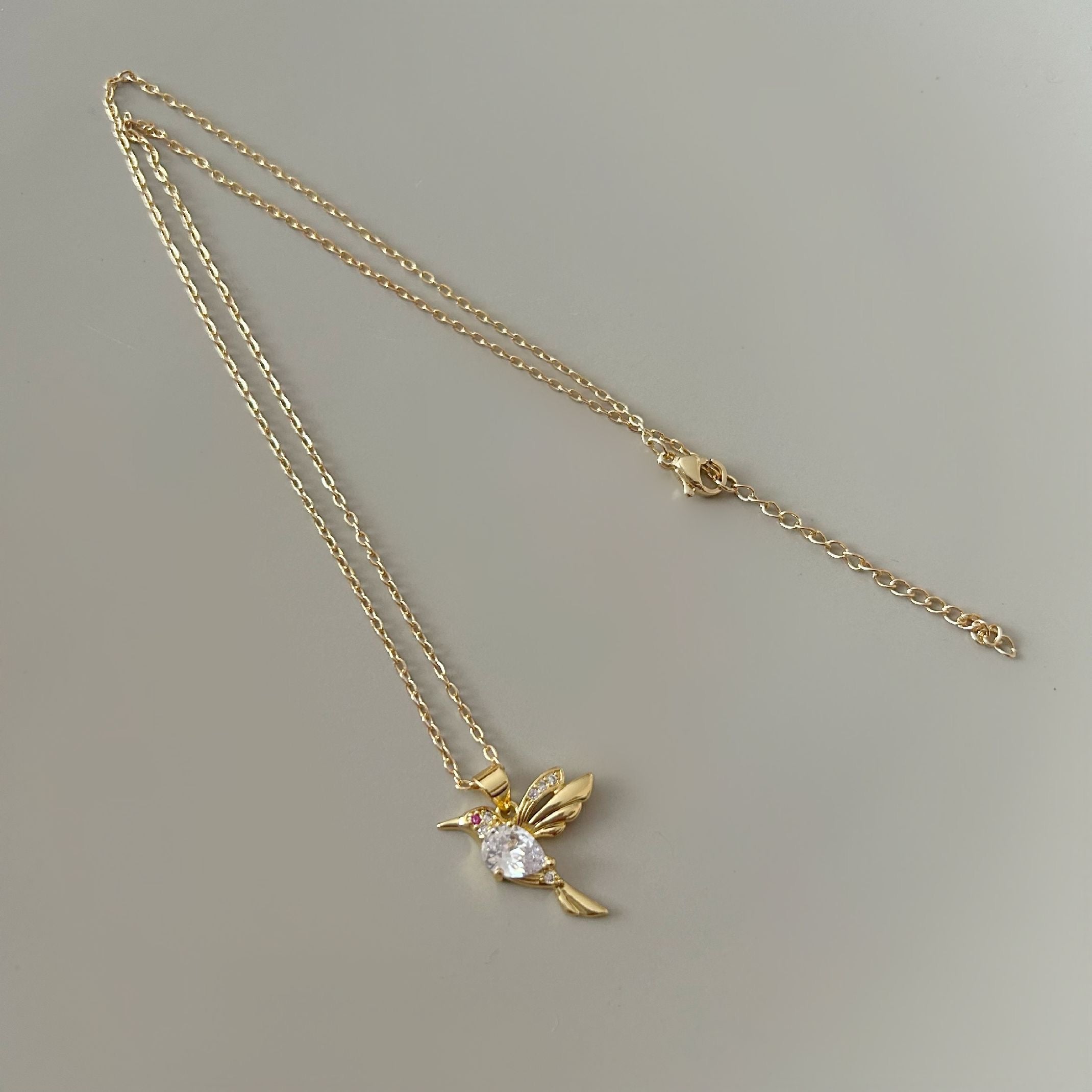 Hummingbird necklace 