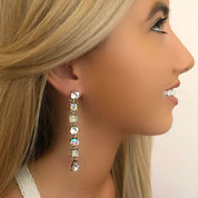 Crystal drop earrings 