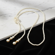 Tie Around Pearl Necklace