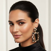 Black Statement Earrings