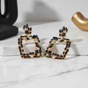 Black Statement Earrings