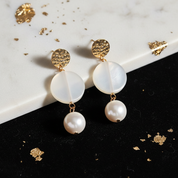 Modern Pearl Earrings