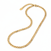 Embellished Gold Figaro Chain