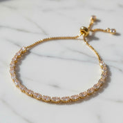 Oval Diamond Tennis Bracelet