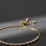 Oval Diamond Tennis Bracelet