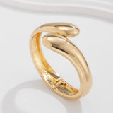 Crossover Gold Bangle