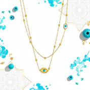 Evil Eye Layered Necklace