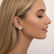 Rhinestone Star Earring Stack
