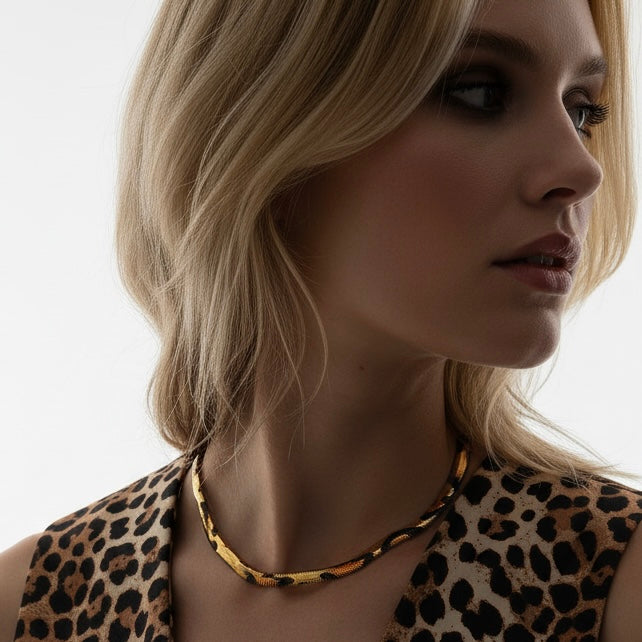 Leopard Print Necklace
